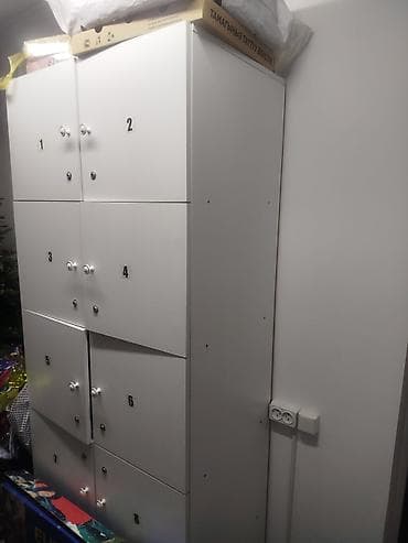 Шкаф для раздевалки, Б/у, ЛДСП