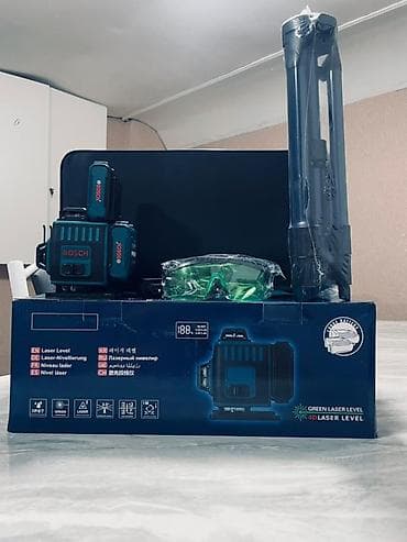 лазерный уровень bosch: Лазерный уровень 4D с зелёным лучом (Green Laser Level). Особенности — 1