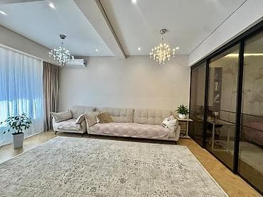 старый талчоктон квартира керек: 2 комнаты, 80 м², Элитка, 2 этаж, Евроремонт — 4