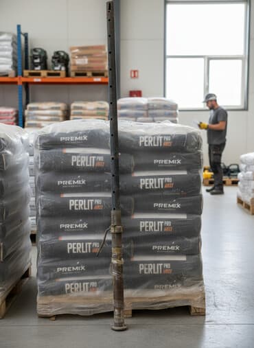 Предлагаются мешки со строительной смесью Perlit Pro Max от Premix