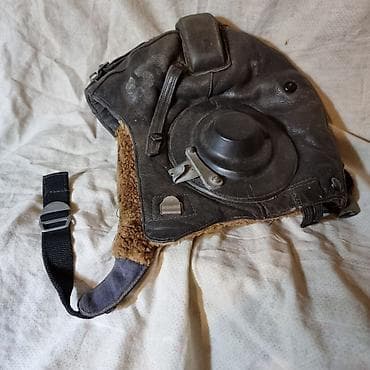 Шлем лётчика .1948- год . Б/у . Антикварный раритет . СССР at lalafo.kg Шлем лётчика .1948- год . Б/у . Антикварный раритет . СССР