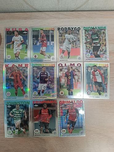 Набор коллекционных футбольных карточек Topps Chrome UEFA Champions