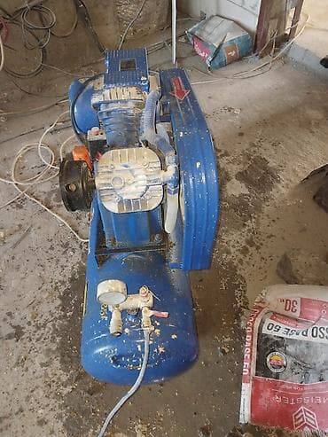 Компрессоры: Компрессор Для покраски, Электрический, Поршневой, Б/у — 2