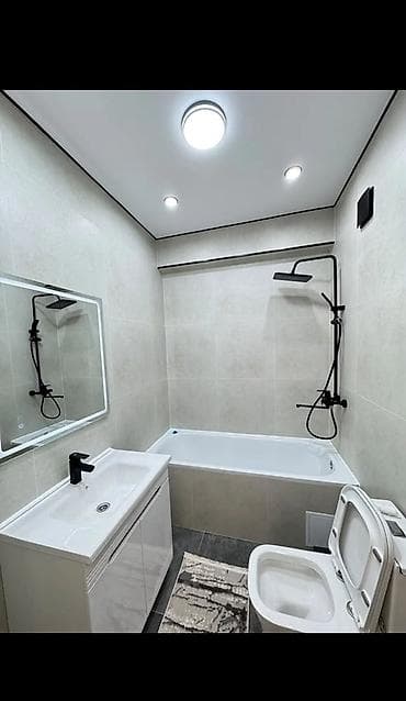 Квартиры: 1 комната, 41 м², Пишпек Элитка, 5 этаж, Дизайнерский ремонт — 2