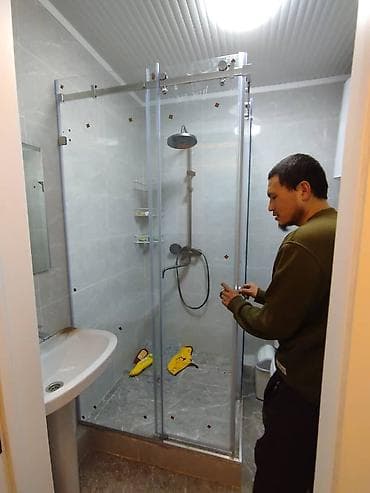 магнитная щётка: Стеклянные душевые ограждения и двери под размер - Изготовление и — 3