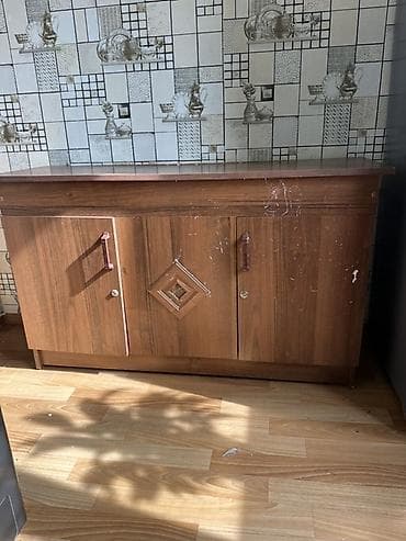 ротанговый мебель: Тумба для вещей и одежды, Без зеркала, ЛДСП, цвет - Коричневый — 1