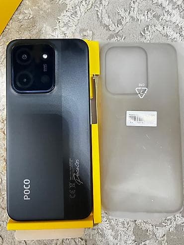 Poco C85, Б/у, 256 ГБ, цвет - Черный, 2 SIM