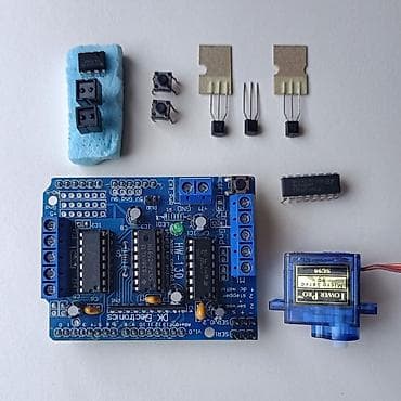 Набор для проектов на Arduino: драйвер моторов + сервопривод и
