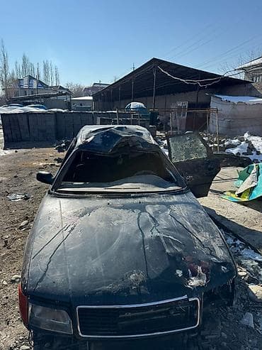 mercedes e500: Audi 100 c4 Avant (универсал), темное зелёный Автомобиль после не — 3