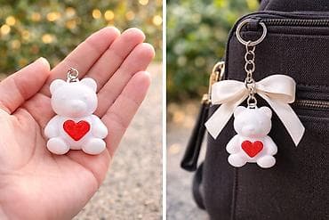 4 pot: Горшок для растений с поддоном + брелок-мишутка. Можете — 5