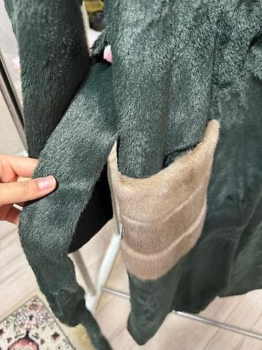 алпак жилет: Шуба, Альпака, Длинная модель, Турция, XL — 5