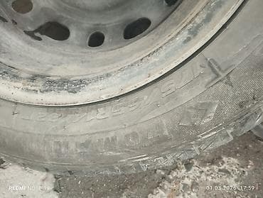 diska 13: Колеса в сборе 175 / 65 / R 14, Зима, Б/у, Комплект, Легковые, Железные, отверстий - 4 — 4