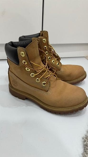 Ботинки: Мужские ботинки, 38, Timberland, Б/у, цвет - Желтый, Самовывоз — 1