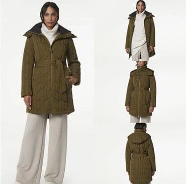 женский кофта: Женские куртки ANDREW MARC. Стеганое пальто Lyness с узором "елочка" и — 2