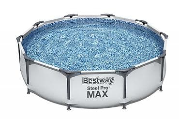 анти: Каркасный бассейн Bestway Steel Pro MAX (круглый) - Тип: наземный — 1