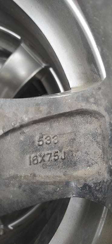 мт 80: Железные Диски R 16 Комплект, отверстий - 6, Б/у — 3