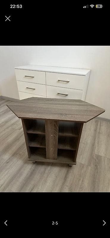 шкаф офисный бу: Офисная тумба, Новый, ЛДСП, цвет - Коричневый — 6