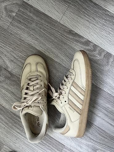 samba: Мужские кроссовки, 42.5, Adidas Originals, Б/у, цвет - Бежевый, Самовывоз, Бесплатная доставка, Платная доставка — 2