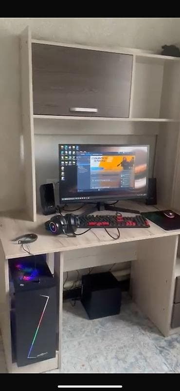 кронштейн для двух мониторов: Компьютер, ОЗУ 16 ГБ, Игровой, Б/у, Intel Core i3, NVIDIA GeForce RTX 3050, HDD — 6