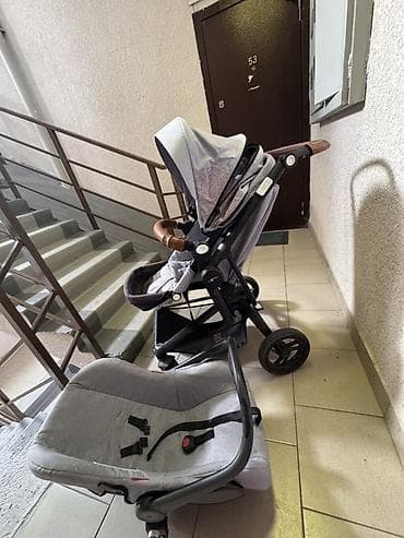Детская коляска-трансформер с автокреслом-переноской (travel system)