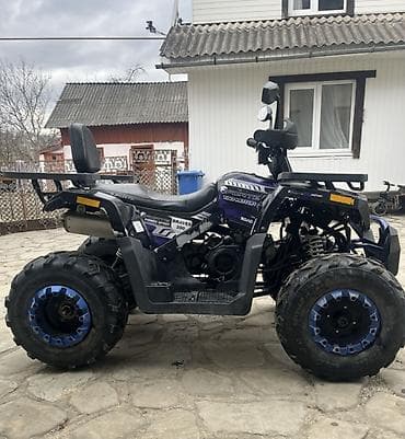 делаю: Квадрик 400 кубовый 4х4 водяной охлождение на полном ходу сел и — 2