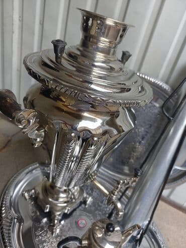 старинный самовар на дровах: Самоор, Колдонулган, Өзү алып кетүү — 7