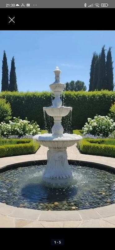 бассейн дельфин: Декор для дома и сада, Декоративный фонтан — 5