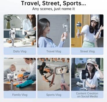 куплю фото: Cтабилизатор для телефона Hohem iSteady XE kit Сверхлегкий складной — 10