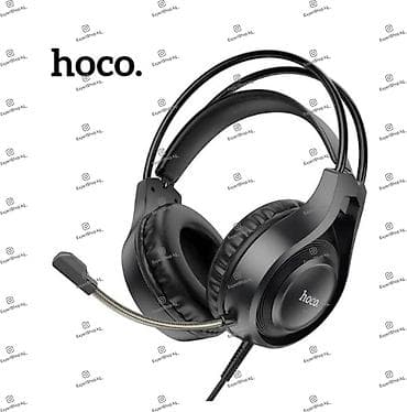 w10: Проводные гарнитуры, Hoco, Новый, цвет - Черный — 8