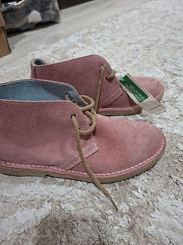 benetton: Ботинки, 37.5, United Colors of Benetton, Новый, цвет - Розовый, Самовывоз — 3