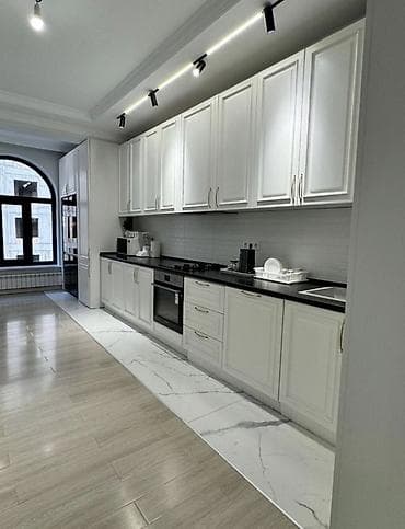 Квартиры: 3 комнаты, 129 м², Асанбай мкр Элитка, 6 этаж, Дизайнерский ремонт — 9