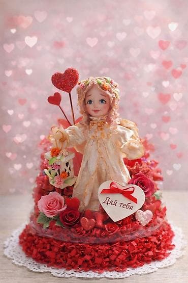 садовые фигурки: Ангелок — миниатюрная фигурка высотой 10 см, которая создаёт уют и — 1