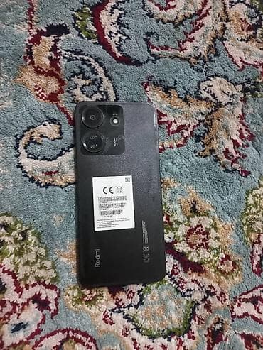 Redmi, Redmi 13C, Б/у, 128 ГБ, цвет - Черный, 2 SIM