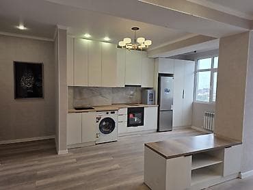flat osh: 1 комната, 41 м², Космос Индивидуалка, 12 этаж, Дизайнерский ремонт — 1