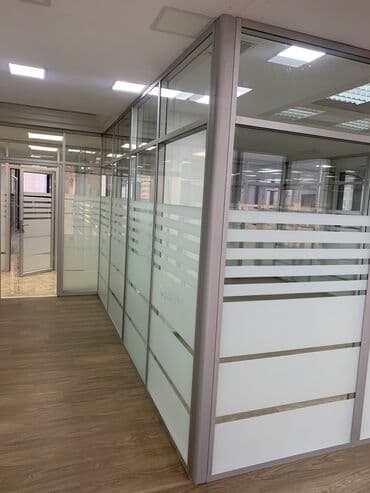 установка стеклянной перегородки в душе цена: На заказ Каркасная перегородка, Для офиса, Монтаж, Демонтаж, Бесплатный замер — 1