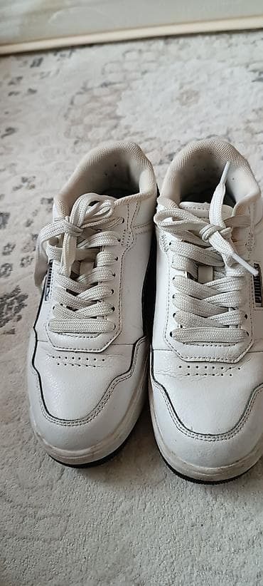 кеды puma: Кроссовки, 38.5, Puma, Б/у, цвет - Белый, Платная доставка, Самовывоз — 4