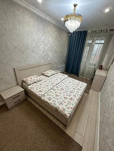 2 комнаты, Люкс, элитка, Уметалиева/Фрунзе, Душевая кабина, Постельное белье, Кондиционер — 3
