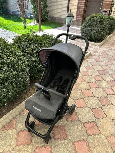 коляска prego: Коляска, цвет - Черный, Б/у — 4