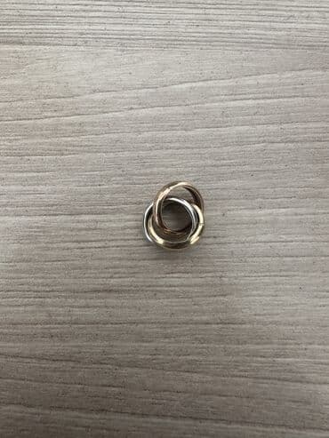 красная нить с золотом 585: Кулон-кольцо золото 585 пробы Три вида золота: желтое белое — 1