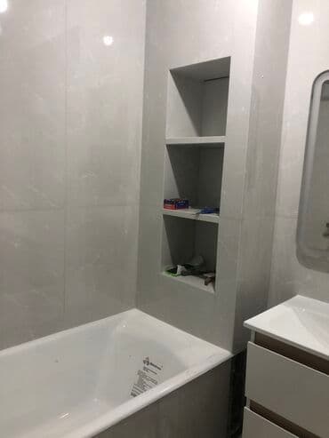 кухонный стеклянный стол: Гидроизоляция иштери, Дубалдарды грунттоо үчүн даярдоо, Дубалдарды коюу үчүн даярдоо | Карапа плиткасы, Керамогранит плиткасы, Мозаика плиткасы | Тикелей төшөө, Диагоналдуу төшөө, Жылдыруу менен төшөө 6 жылдан ашык тажрыйба — 14