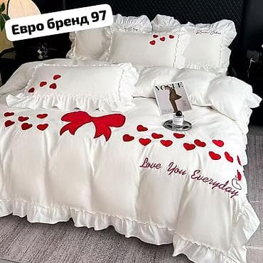 атласные розы: Комплект постельного белья «Евро бренд 97» - Формат: евро. - Дизайн — 4