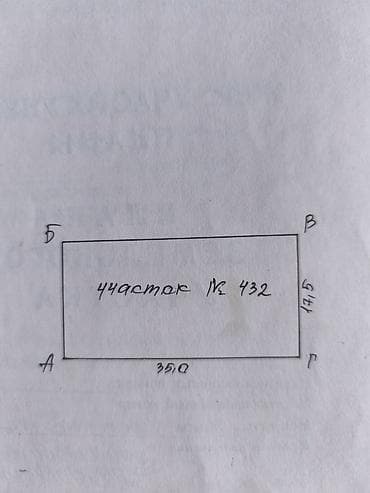 дордой продаю дом: 6 соток, Для строительства, Красная книга, Тех паспорт — 6