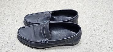 кожаные: Мужские туфли, 40, 40.5, 41, Б/у, цвет - Синий, Самовывоз, Платная доставка — 4
