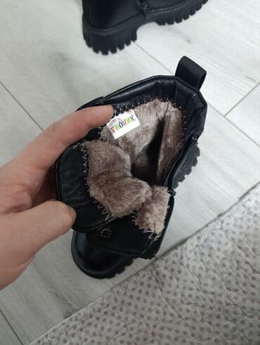 купить ботинки детские зима: Детские зимние ботинки черные, высокие - Размер: 29 (маркировка на — 2