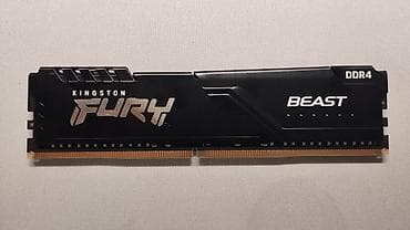 Комплектующие для ПК: Оперативная память (RAM) для ПК, Б/у, Kingston Fury, 64 ГБ, DDR4, 3200 МГц — 3