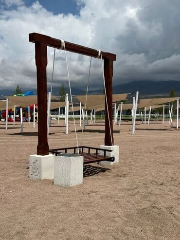 кош кол гостевой дом: Коттедж, ЦО Palm Beach, Чок-Тал, Детская площадка, Парковка, стоянка, Охраняемая территория — 12