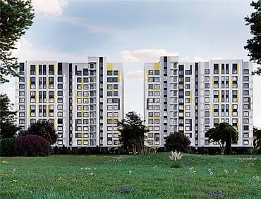 batir service: 2 комнаты, 83 м², Элитка, 4 этаж, Готовая ПСО (под самоотделку) — 1