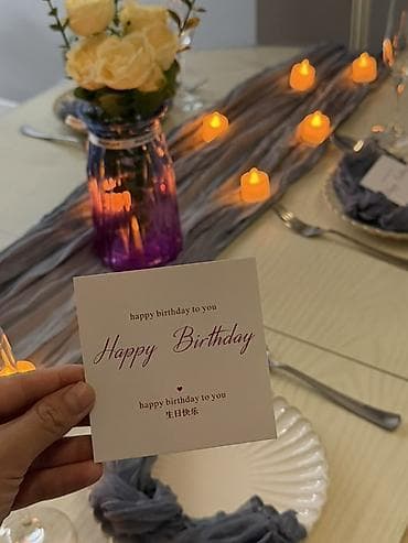 АРЕНДА Набор декора для праздничного стола «Happy Birthday»