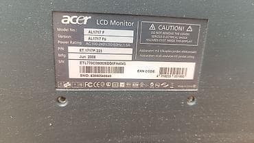 Монитор, Acer, Колдонулган, LCD, 16" - 17" — 3