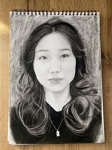 iphone dr: Принимаю портреты на заказ. А4 формат-500 сом А3 формат-1000 сом — 1